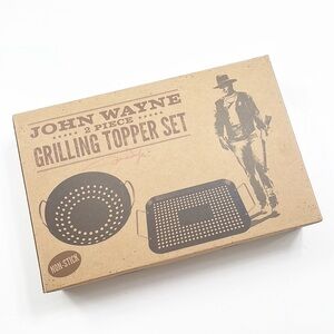 NEW John Wayne 2 Piece Grilling Topper Set